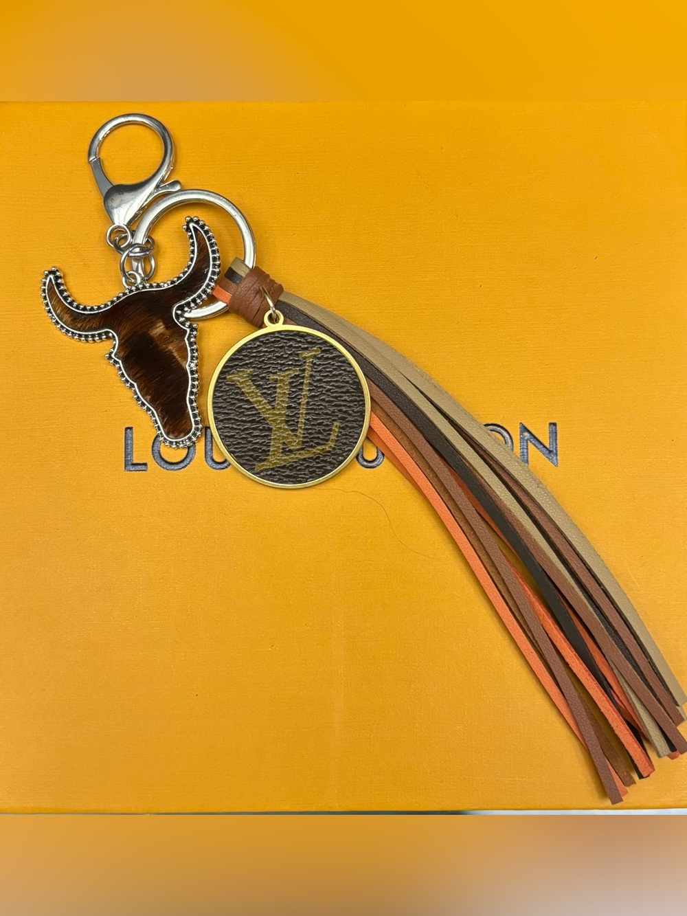 Louis Vuitton Monogram Western Bag Charm 7 inches